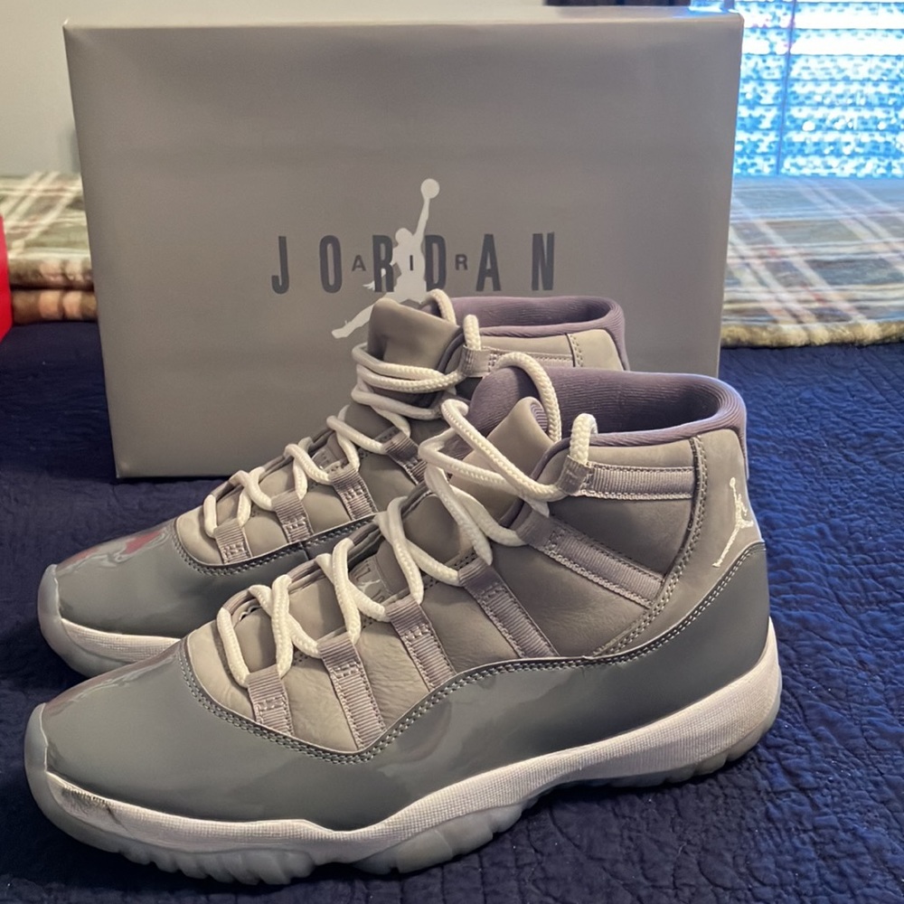 Jordan 11 High Cool Gray size 10.5